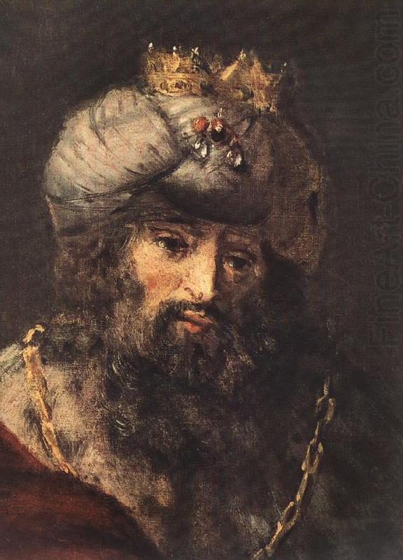 David and Uriah (detail, REMBRANDT Harmenszoon van Rijn